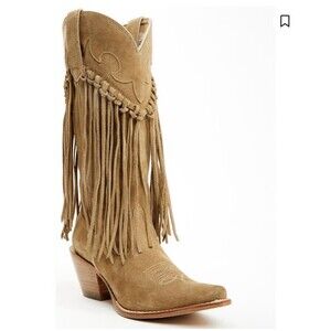 Demo Try On NWT Idyllwind Women’s Sterling Fringe Tall Western Suede Boots Sz 10